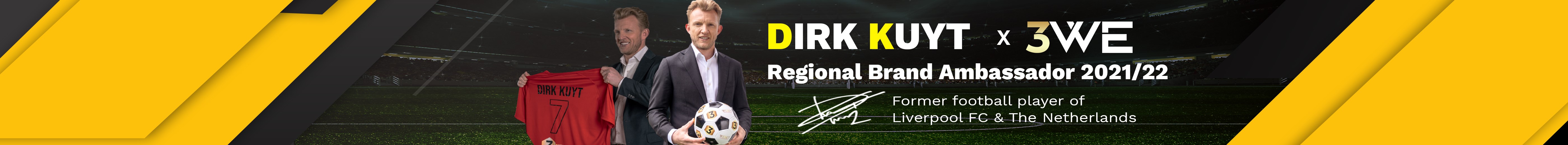 3WE x Dirk Kuyt 2021 Brand Ambassador Ads Banner 3WEBET